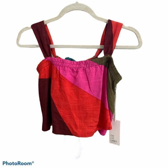 Love Like Summer Billabong Womens Strap Crop Top L - Picture 1 of 8